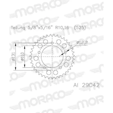 Couronne Supersprox Alu 51-29042-46