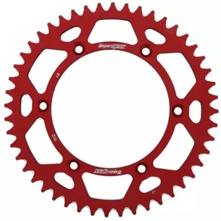 Couronne Alu Supersprox Ral-1512:48 Rouge