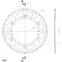 Couronne Alu Supersprox Ral-853:51 
