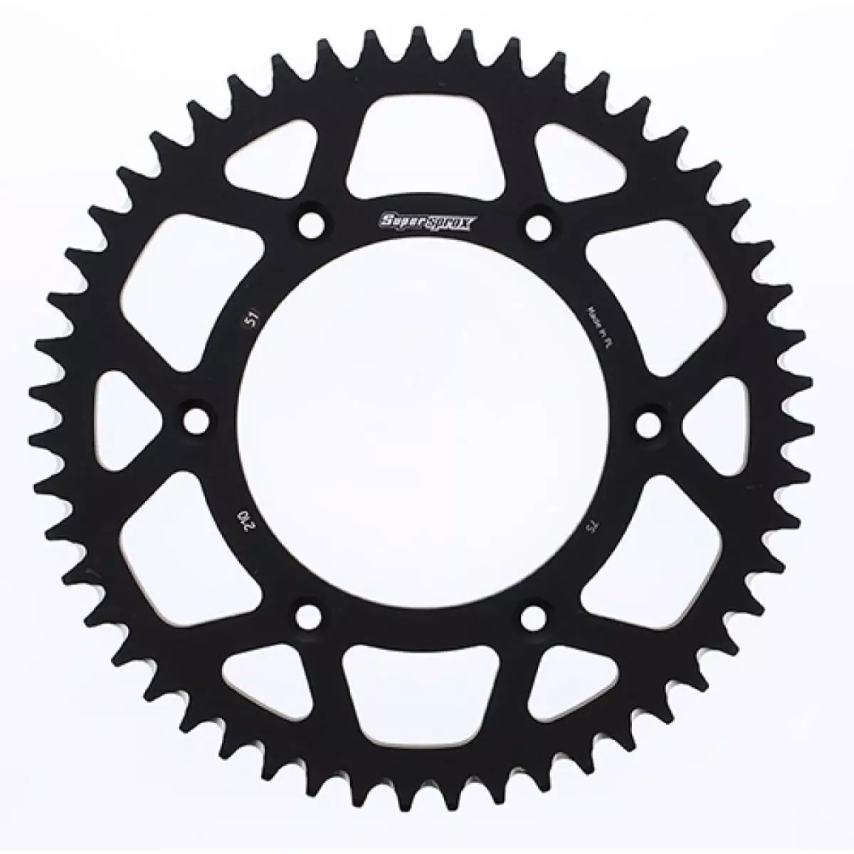 Couronne Alu Supersprox Ral-210:51-Blk 51-32045-51