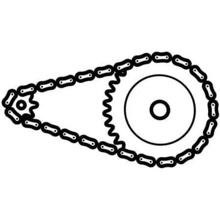 Kit Chaîne AFAM 428mx 14/48 Standard - Couronne Ultra-light Anti-boue 3032991 - Transmission AFAM