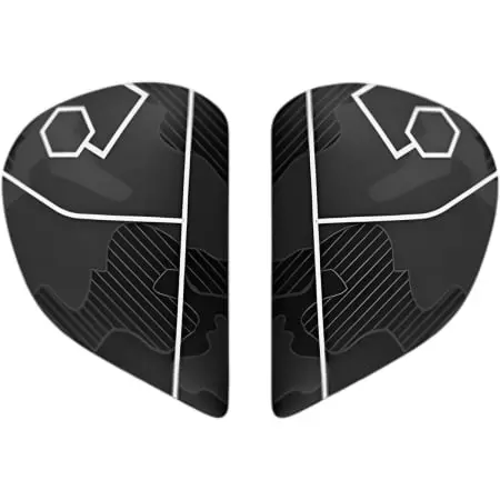 Plaques Pivot Arai Super AdSis J (LRS) Command Noir Casque Rebel