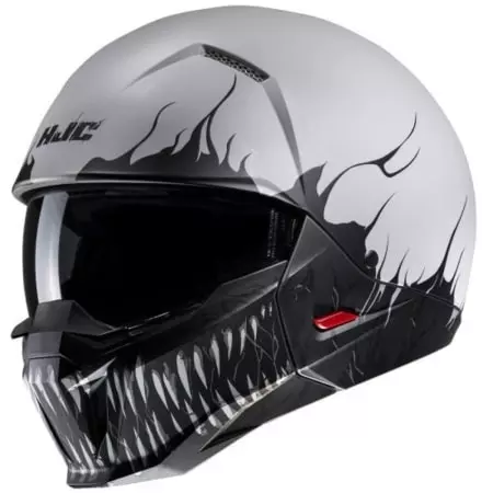 Casque HJC I20 Scraw MC10SF Noir Blanc