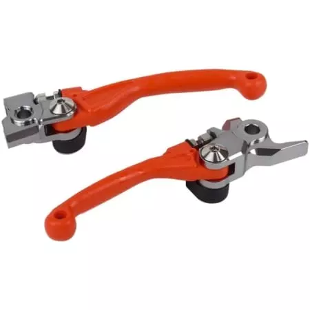 Leviers De Frein Et D'embrayage Polisport Pivor Incassable Orange 1114998003
