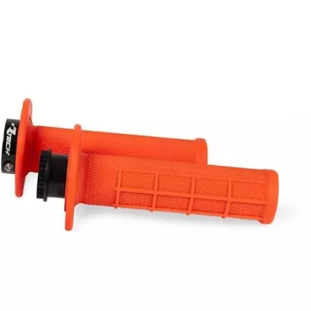 Poignées Rtech R20 Lock-On 1/2 Waffle Orange Fluo RMPRAN000021