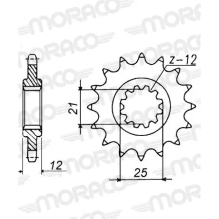 Pignon Supersprox PSB50-32116-16