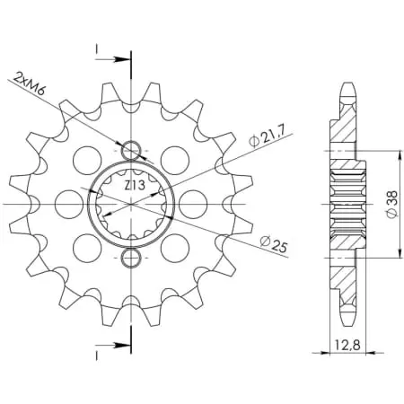 Pignon Supersprox PSBCst-511:14 Jtf511.14