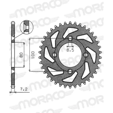 Couronne Supersprox Rfe-1204:50-Blk Jtr1204-50 50-15064-50