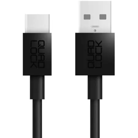 Câble Quad Lock USB A / USB C Noir