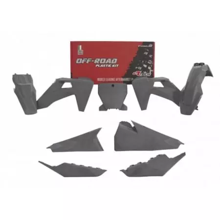 Kit Plastiques 6 P Rtech Gris Quantum RKITHSQGR0599