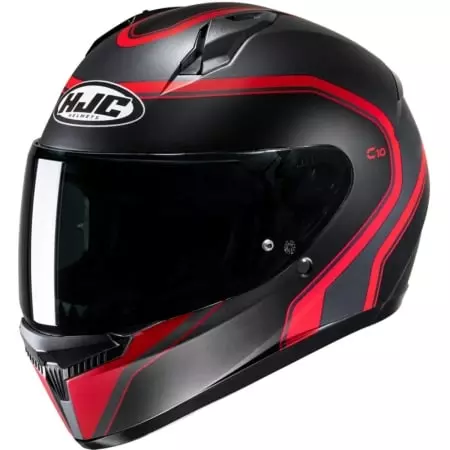 Casque HJC C10 Elie MC1SF Noir Rouge