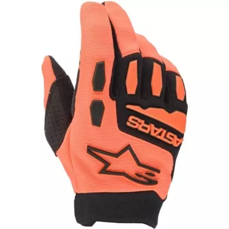 Gants Cross Enfant Alpinestars Youth Full Bore Orange Noir