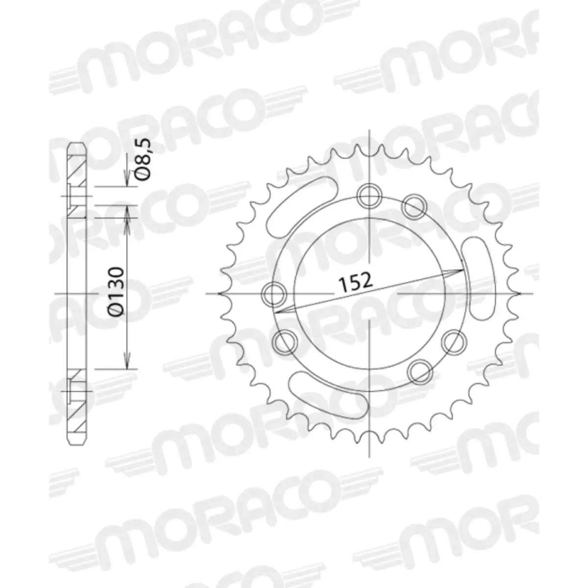 Couronne Supersprox Rfe-6621:41-Blk 50-29029-41