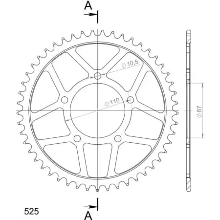 Couronne Supersprox Rfe-807:49-Blk