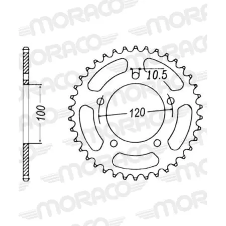 Couronne Supersprox 50-32125-47 Jtr703-47
