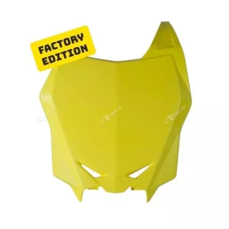 Plaque Numéro Avant Rtech Jaune RTBRMZGI0016