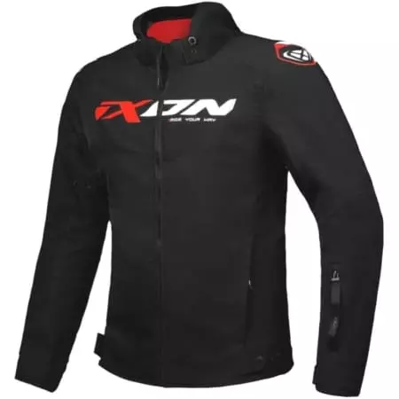 Blouson Ixon Fierce Noir Blanc Rouge