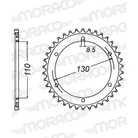 Couronne Supersprox Rfe-1870:46-Blk Jtr1870-46 50-15036-46
