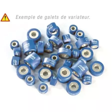 Jeu de 8 galets polini 25x19 16g pour gilera gp800 pn241663