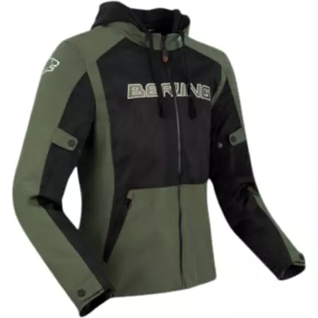 Blouson Bering Spirit Noir Kaki - Blouson Moto BERING