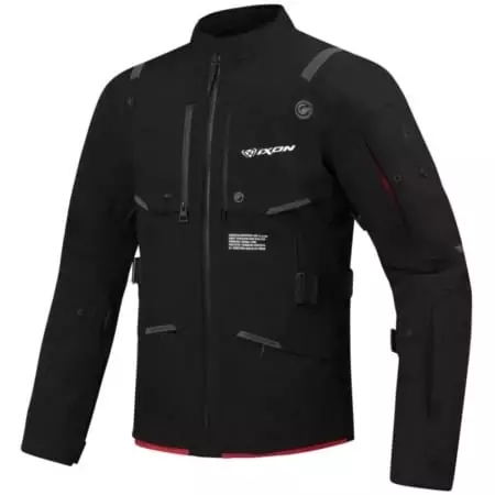 Veste Ixon M-Skeid Noir Rouge Vif