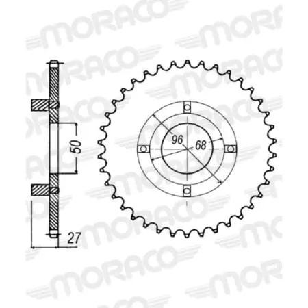 Couronne Supersprox Jtr256-38 50-13005-38
