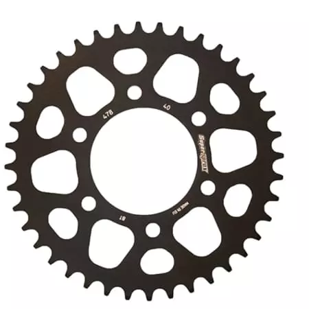 Couronne Alu Supersprox Ral-478:40 Noir