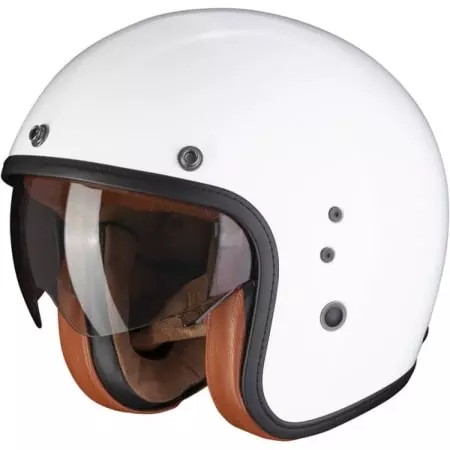 Casque Scorpion Belfast Evo Luxe Blanc - Casque Jet SCORPION