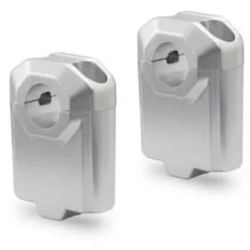 Réhausse Guidon SW-Motech Diamètre 22mm Hauteur 50mm Argent