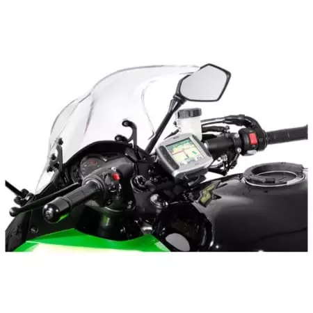 Support GPS SW-Motech Pour Guidon Kawasaki Z1000Sx / Ninja 1000Sx Noir