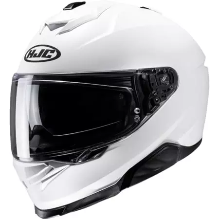 Casque HJC I71 Semi Flat Blanc Perle