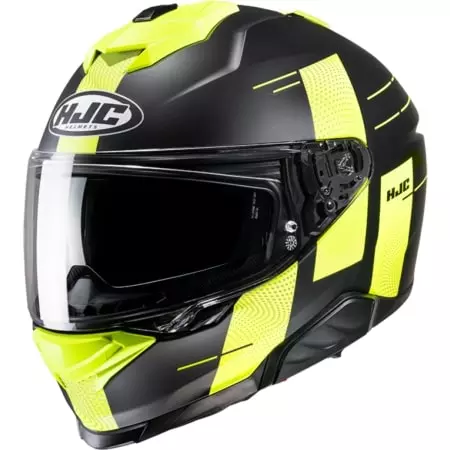 Casque HJC I71 Peka MC3HSF Jaune Noir