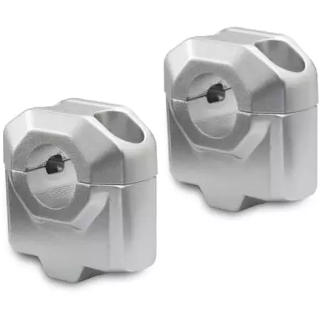 Réhausse Guidon SW-Motech Diamètre 22mm Hauteur 30mm Gris