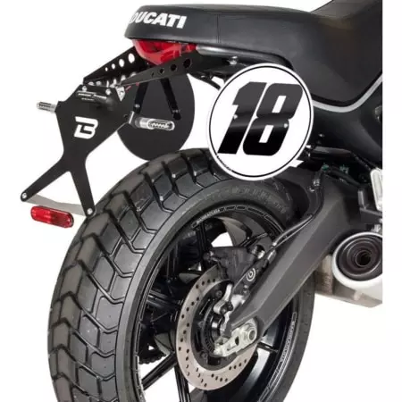 Support De Plaque Barracuda Ducati Scrambler