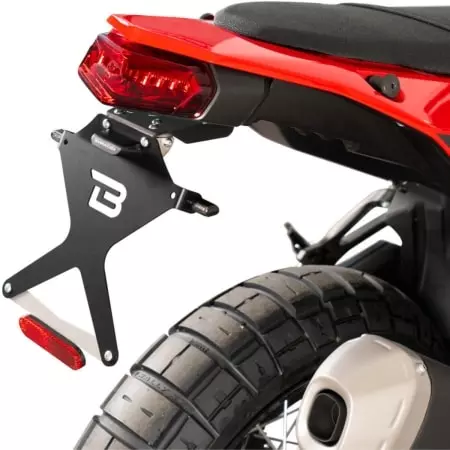 Support De Plaque Barracuda Noir Yamaha Ténéré 700