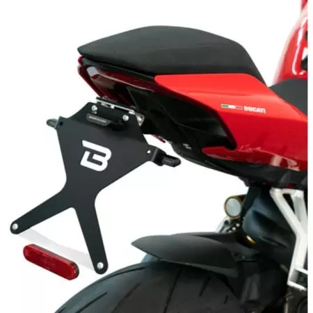 Support De Plaque Barracuda Noir Ducati Panigale V4/Streetfighter V4