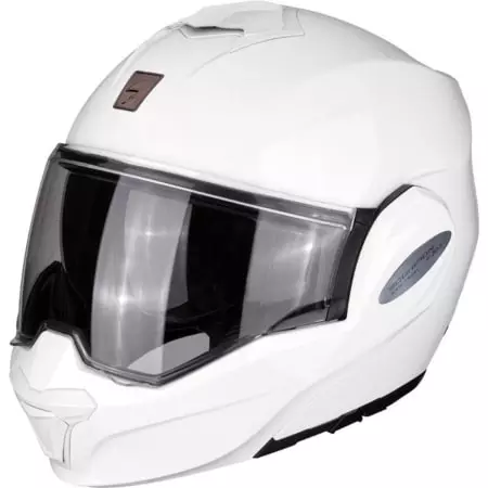 Casque Scorpion Exo-Tech Evo Solid Blanc