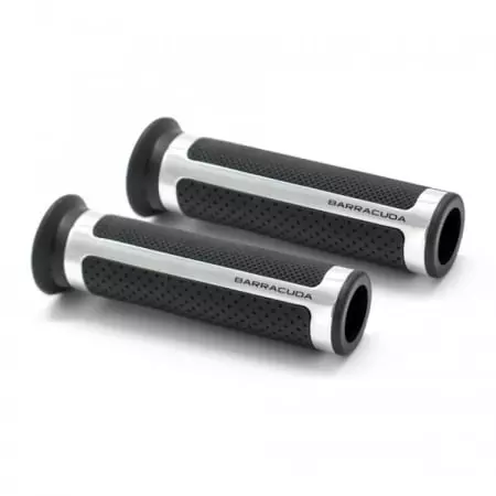 Poignées Barracuda Racing Argent