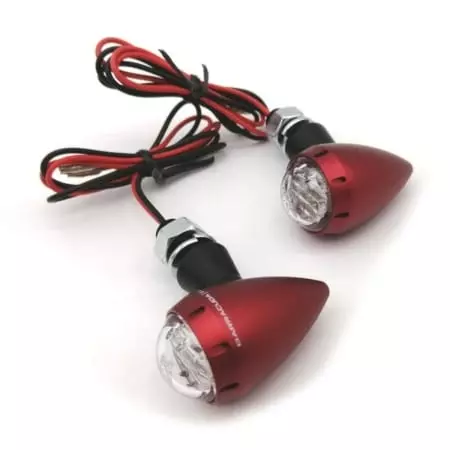 Clignotants Barracuda S-LED B-LUX Rouge N1001/BSR