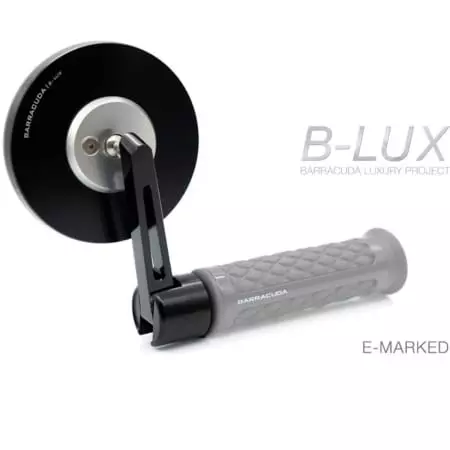 Rétroviseurs Embout De Guidon Barracuda Skin-S/Bar End Noir N2000-SSB