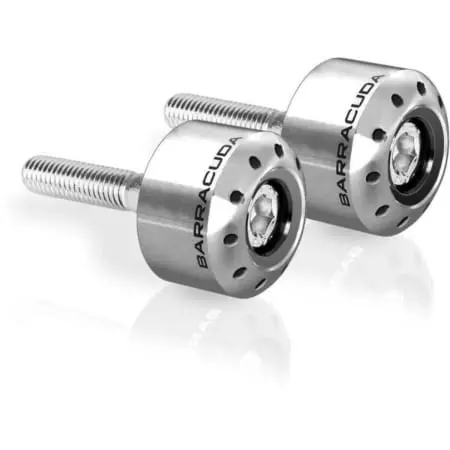 Embouts De Guidon Barracuda Argent BT1000-A