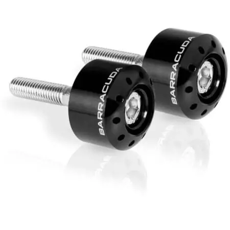 Embouts De Guidon Barracuda Noir BT1000-N