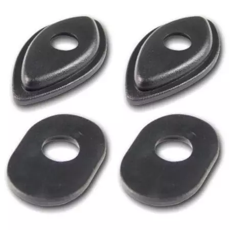 Adaptateurs Clignotants Avant Honda Barracuda Noir HN6112