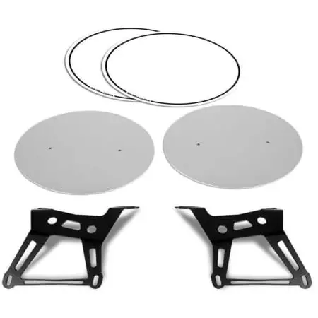 Kit Support Numéro Barracuda Noir BT1400