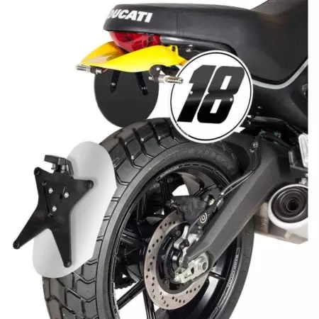 Garde-Boue Arrière Barracuda Noir SC-PARAF