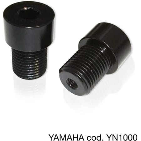 Adaptateurs Embouts De Guidon Barracuda Yamaha Noir YN1000