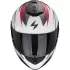 Casque Scorpion Exo-1400 Evo Air Thelios Blanc Mat Rouge