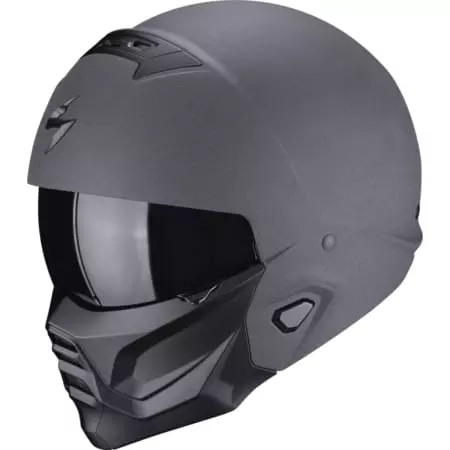 Casque Scorpion Exo-Combat II Graphite Gris Foncé