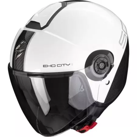 Casque Scorpion Exo-City II Carbo Blanc Noir