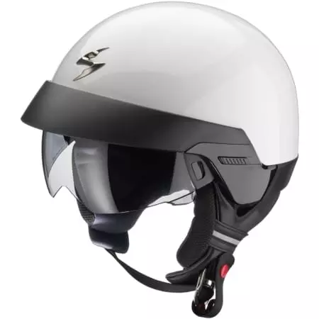 Casque Scorpion Exo-100 Solid Blanc - Casque Jet SCORPION